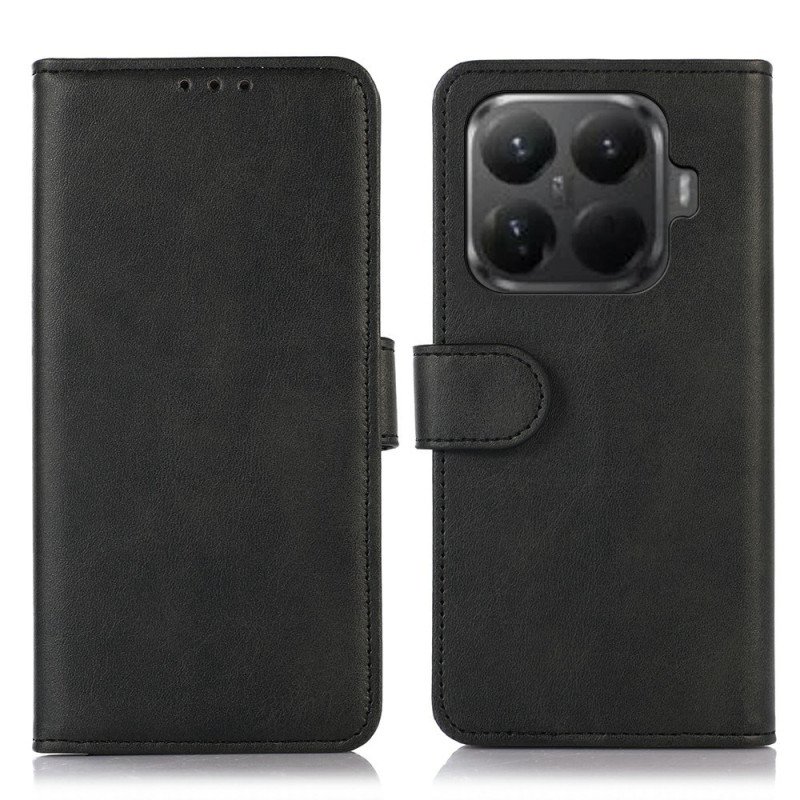 Fodral För Xiaomi 15t Pro Plånbok Med Effekt Läder