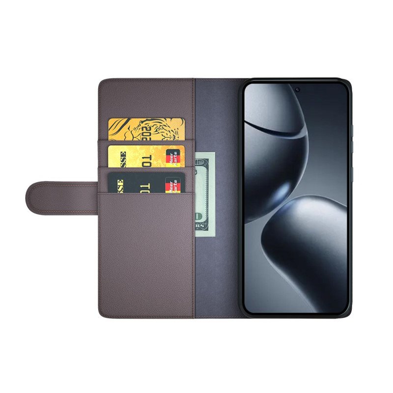 Fodral Xiaomi 15t Pro Äkta Läder