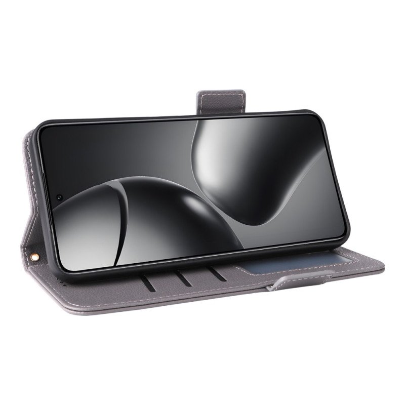 Fodral Xiaomi 15t Pro Konstläder Med Snodd