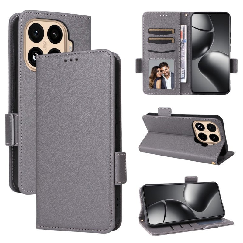 Fodral Xiaomi 15t Pro Konstläder Med Snodd