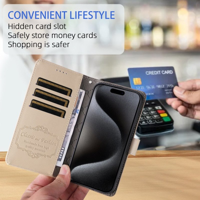 Fodral Xiaomi 15t Pro Rfid-plånbok Med Lädereffekt