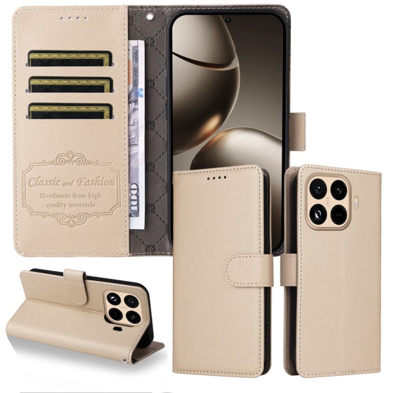 Fodral Xiaomi 15t Pro Rfid-plånbok Med Lädereffekt