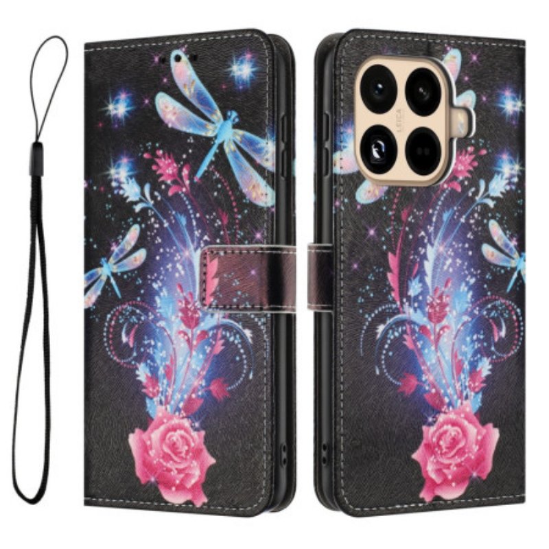 Fodral Xiaomi 15t Pro Ros Och Trollsländor