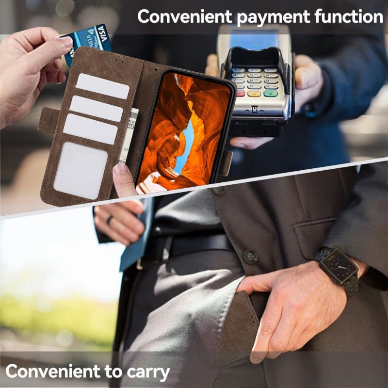 Läderfodral Xiaomi 15t Pro Telefonfodral Abeel Rfid-plånbok