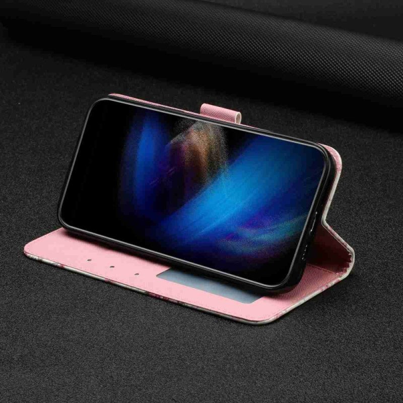 Läderfodral Xiaomi 15t Pro Telefonfodral Rosor Med Nyckelband