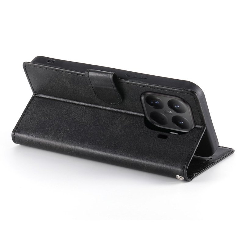 Läderfodral Xiaomi 15t Pro Telefonfodral Simple Series