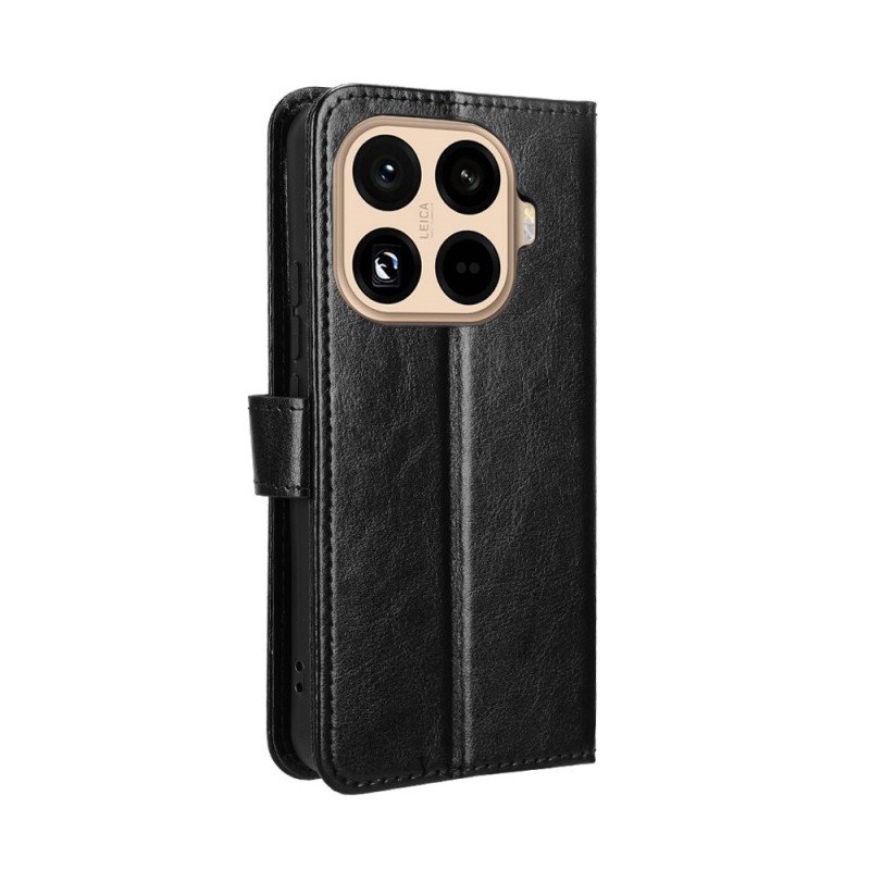 Läderskal Fodral Xiaomi 15t Pro Flashigt Konstläder