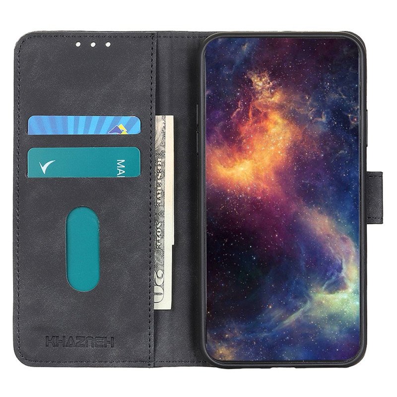 Läderskal Fodral Xiaomi 15t Pro Mockaeffekt Khazneh