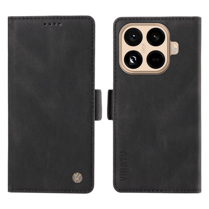 Läderskal Fodral Xiaomi 15t Pro Yikatu Lädereffekt