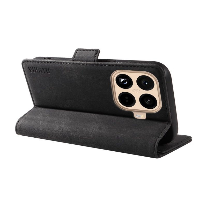 Läderskal Fodral Xiaomi 15t Pro Yikatu Lädereffekt