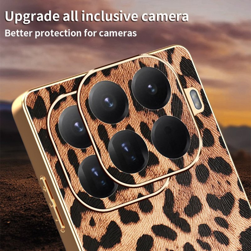 Skal Xiaomi 15t Pro Leoparddesign