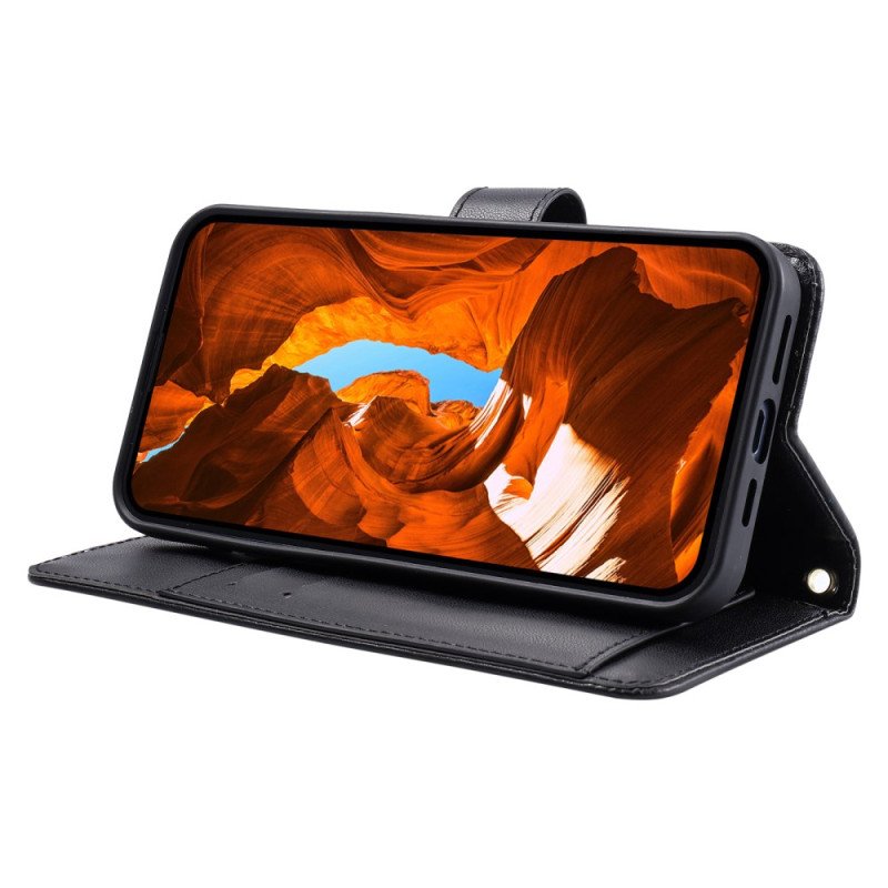 Skyddsfodral Xiaomi 15t Pro Quiltat Med Remmar