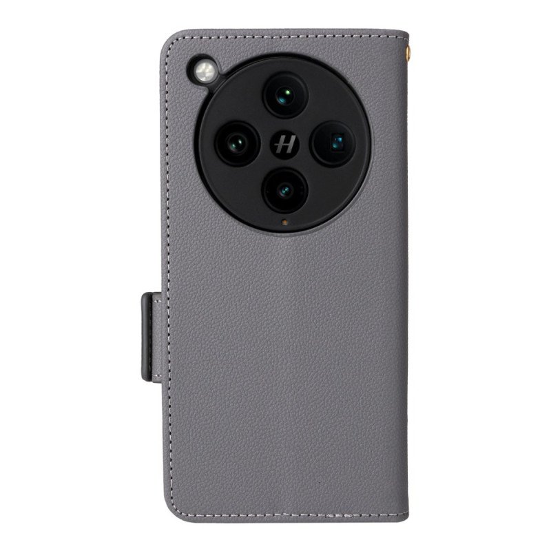 Fodral För Oppo Find X8 Pro Litchirem Textur