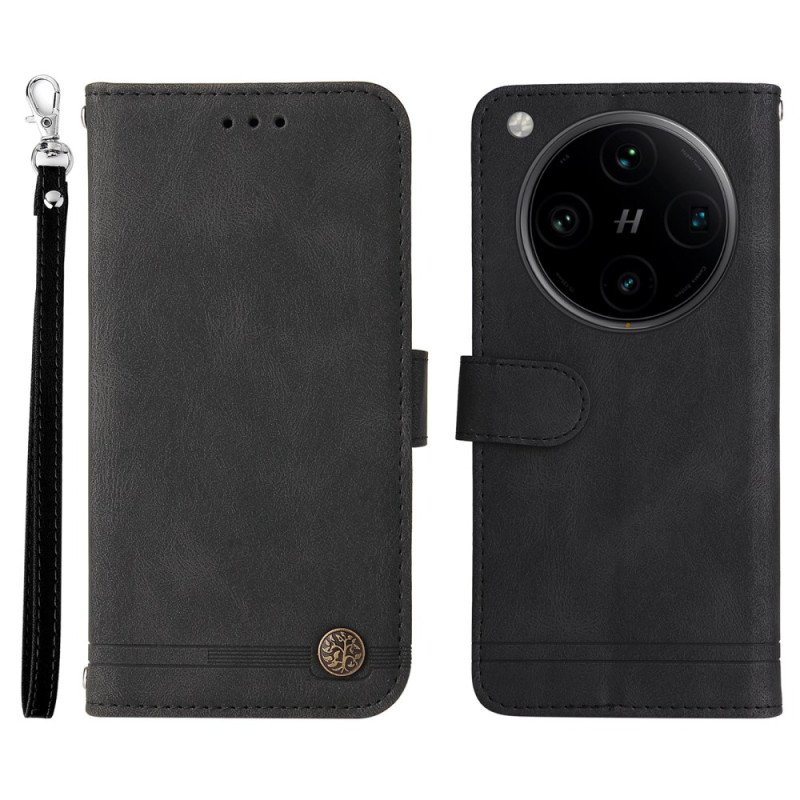 Fodral Oppo Find X8 Pro Klassisk Vintagerem