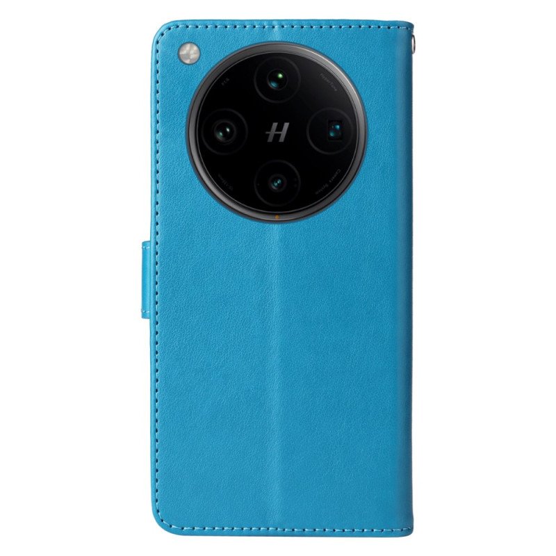 Läderfodral Oppo Find X8 Pro Telefonfodral Tryckt Mönster