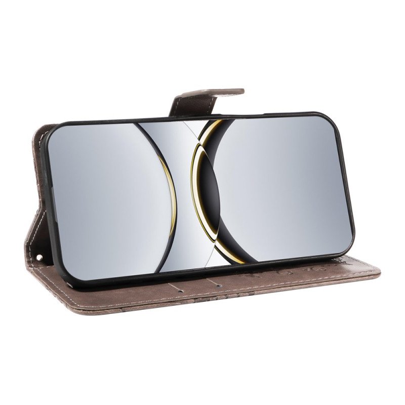 Läderskal Fodral Oppo Find X8 Pro Jättefjärilar