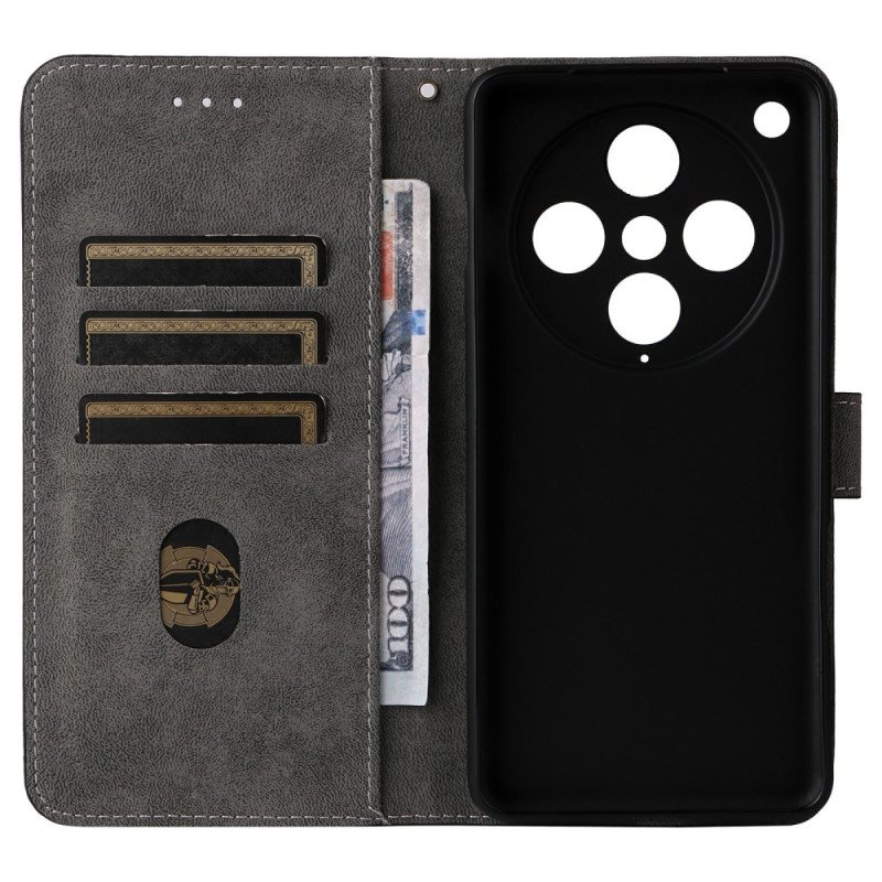 Läderskal Fodral Oppo Find X8 Pro Rfid-skydd Med Mockaeffekt