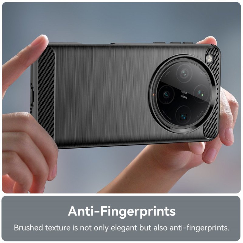 Skal Oppo Find X8 Pro Borstad Kolfiber