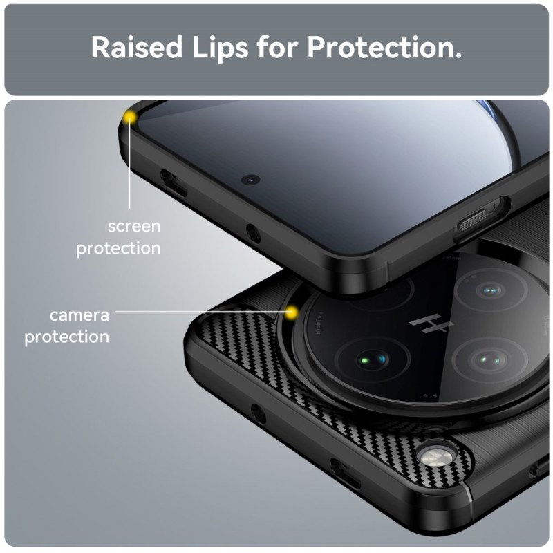 Skal Oppo Find X8 Pro Borstad Kolfiber