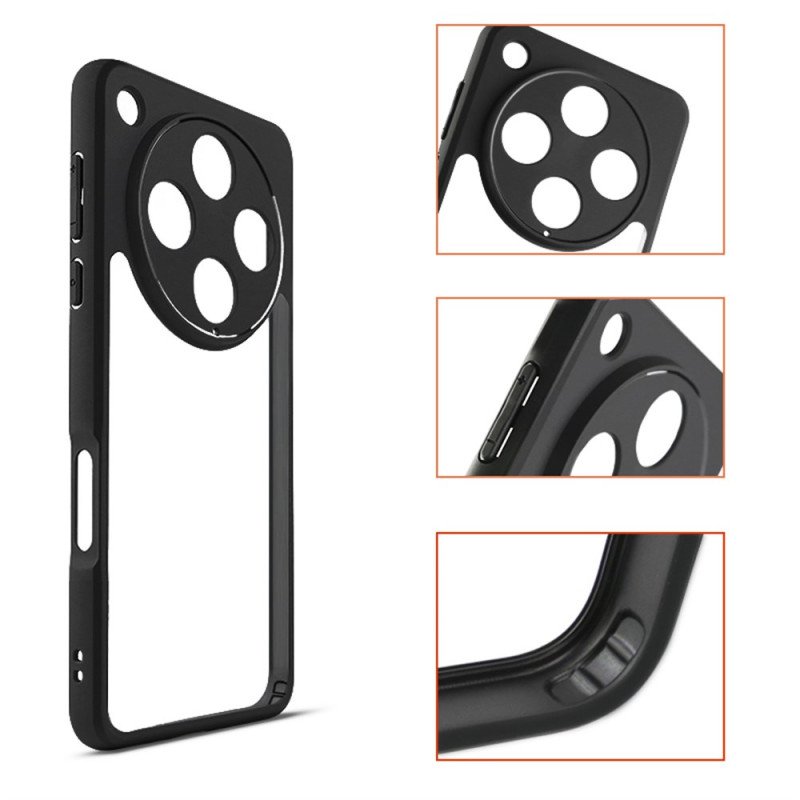 Skal Oppo Find X8 Pro Genomskinlig Med Silikonkanter