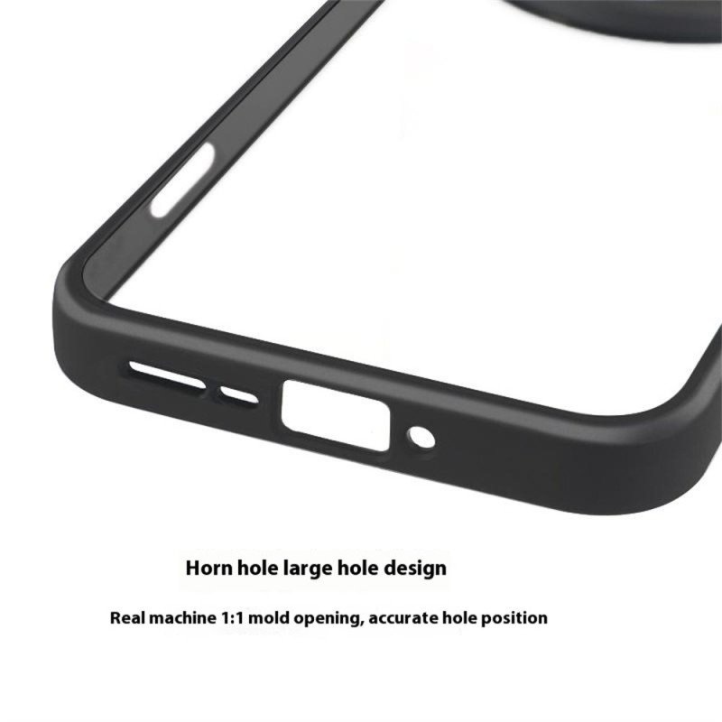 Skal Oppo Find X8 Pro Genomskinlig Med Silikonkanter