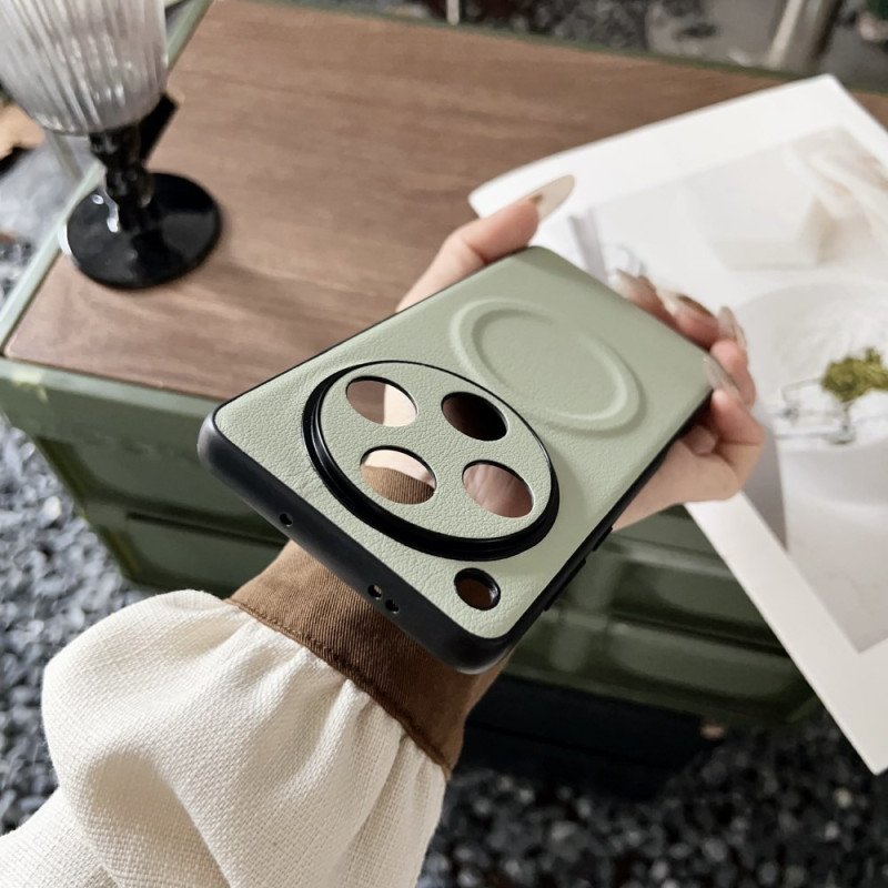 Skal Oppo Find X8 Pro Magsafe-kompatibel Lädereffekt