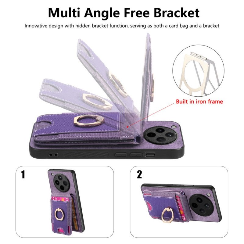 Skal Oppo Find X8 Pro Telefonfodral Fällbart Korthållare