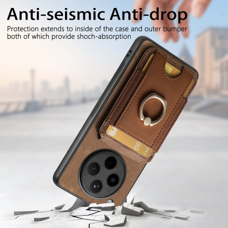 Skal Oppo Find X8 Pro Telefonfodral Fällbart Korthållare