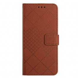Läderfodral Honor 200 Telefonfodral Strappy Diamonds