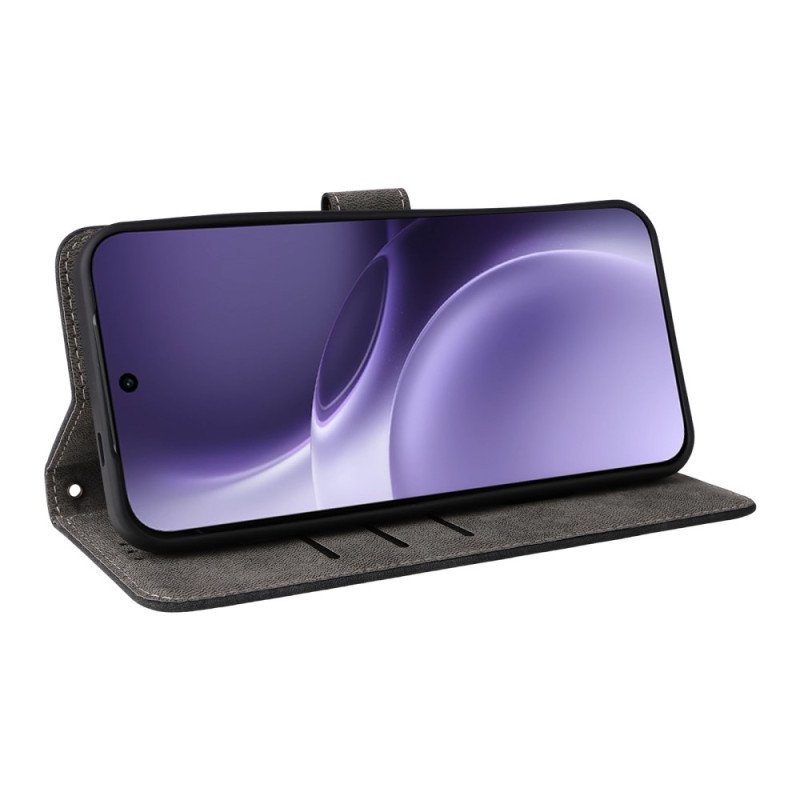 Fodral Vivo X300 Pro Rfid-skyddande Lädereffekt