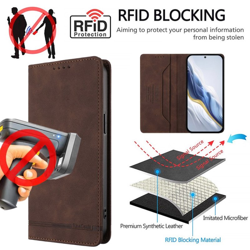 Folio-fodral Vivo X300 Pro Rfid-skydd