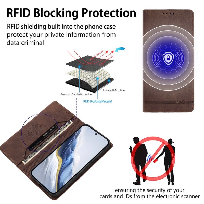 Folio-fodral Vivo X300 Pro Rfid-skydd