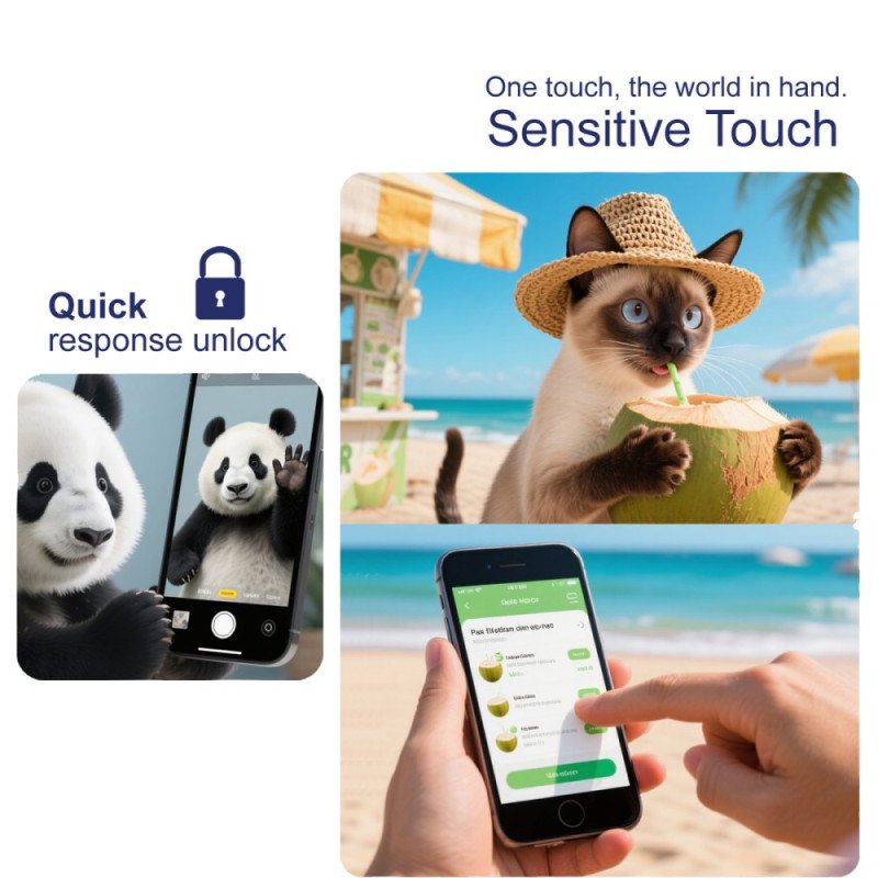 Skärmskydd I Härdat Glas För Vivo X300 Pro Med Monteringsram (fingeravtryckslåsning)