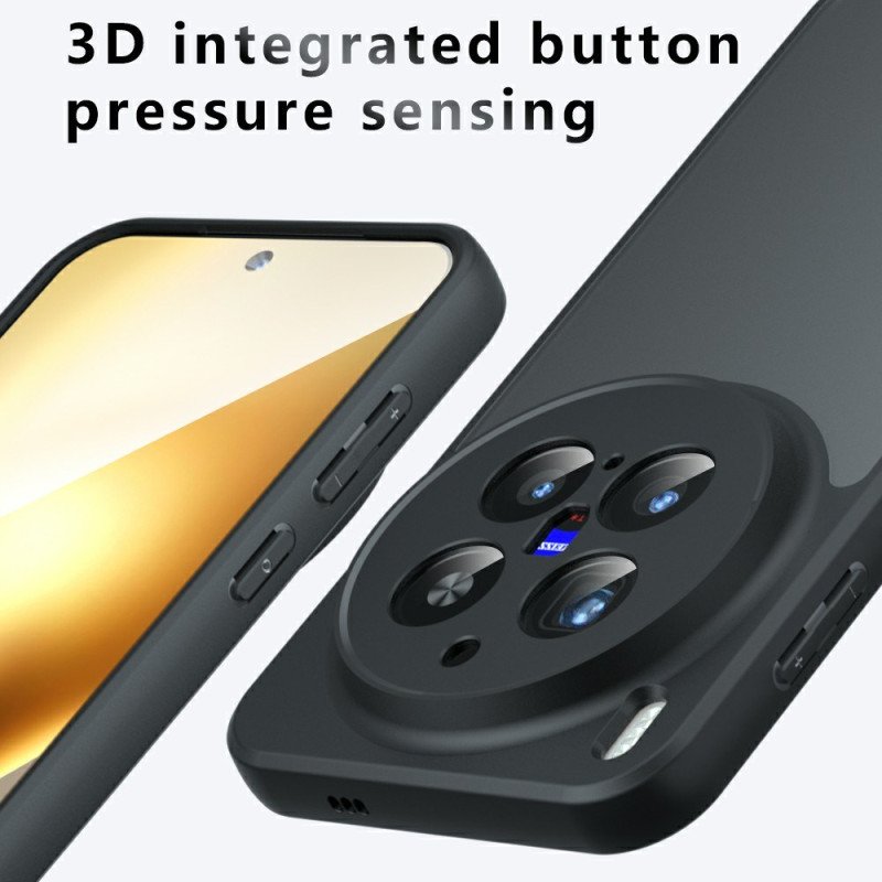 Skal För Vivo X300 Pro Mattsvart Genomskinlig