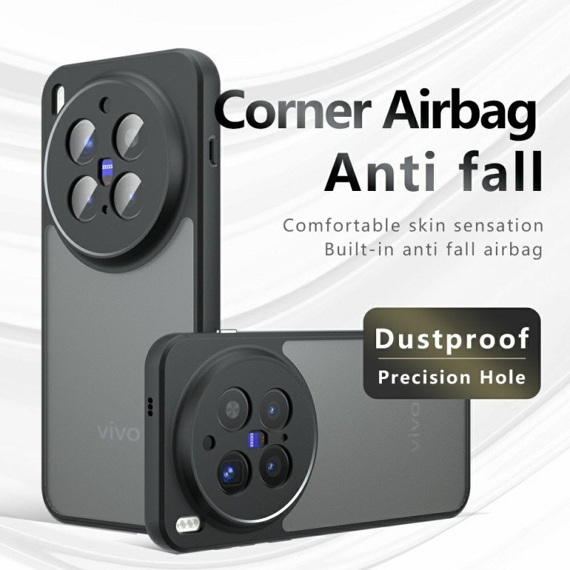 Skal För Vivo X300 Pro Mattsvart Genomskinlig