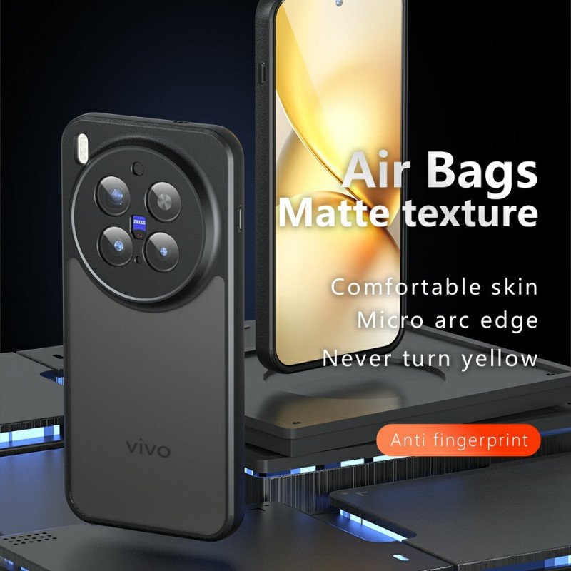 Skal För Vivo X300 Pro Mattsvart Genomskinlig