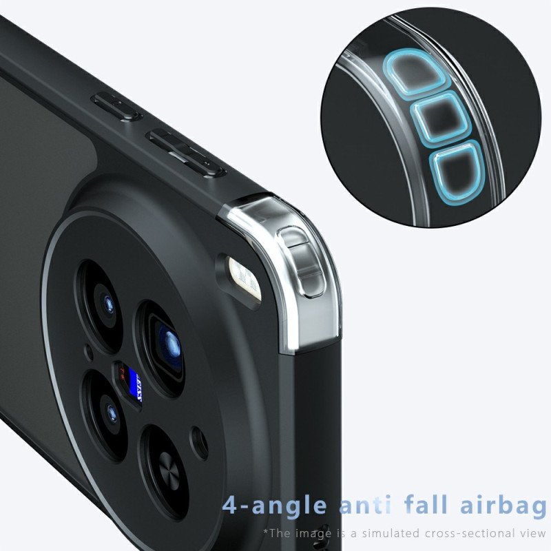 Skal För Vivo X300 Pro Stötsäker Genomskinlig