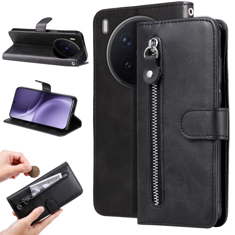 Skyddsfodral Vivo X300 Pro Ficka Med Dragkedja