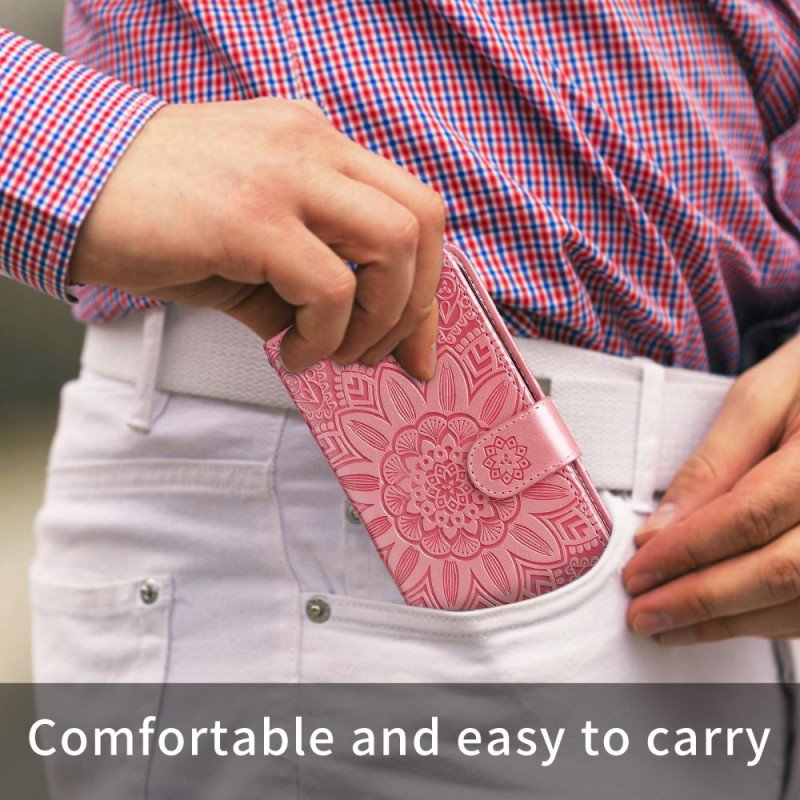 Skyddsfodral Vivo X300 Pro Solrosmönster