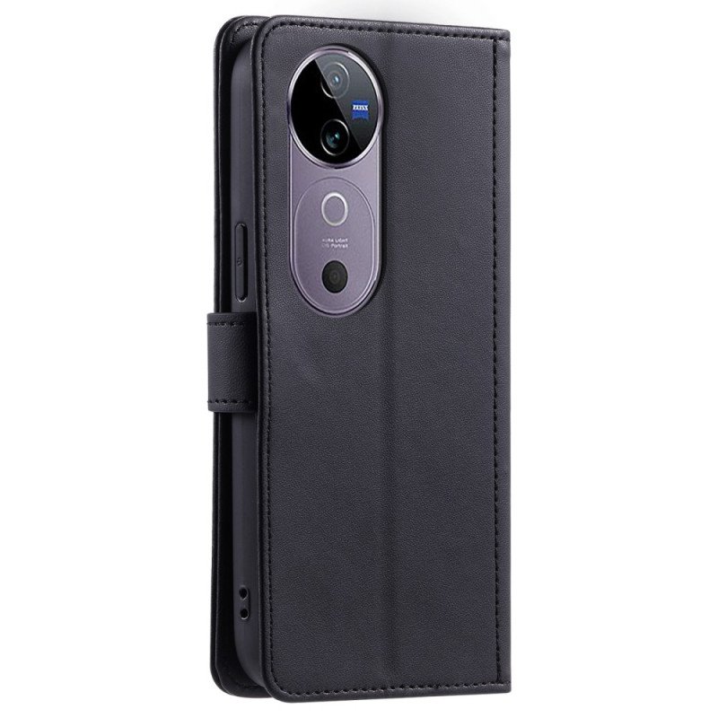 Fodral För Vivo V40 5g Quiltad Med Remmar