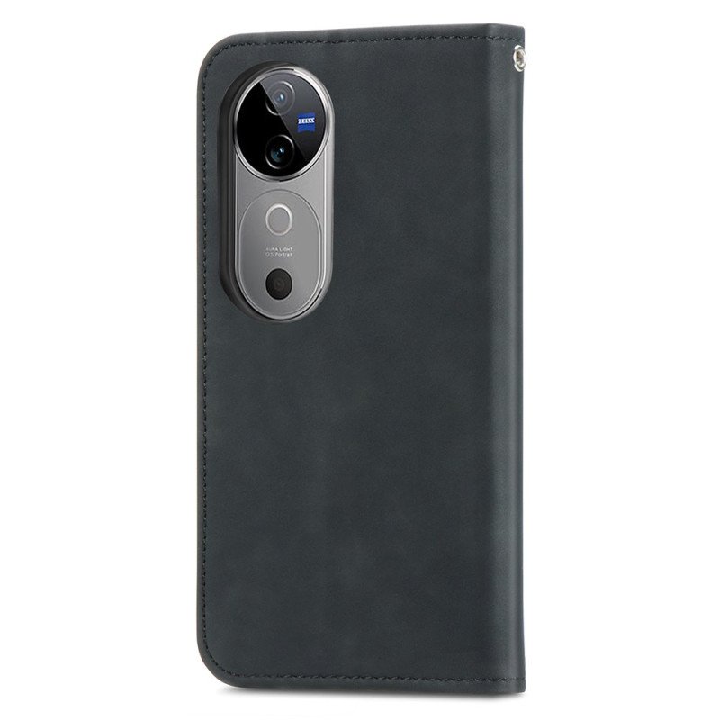 Folio-fodral Vivo V40 5g Mockaeffekt