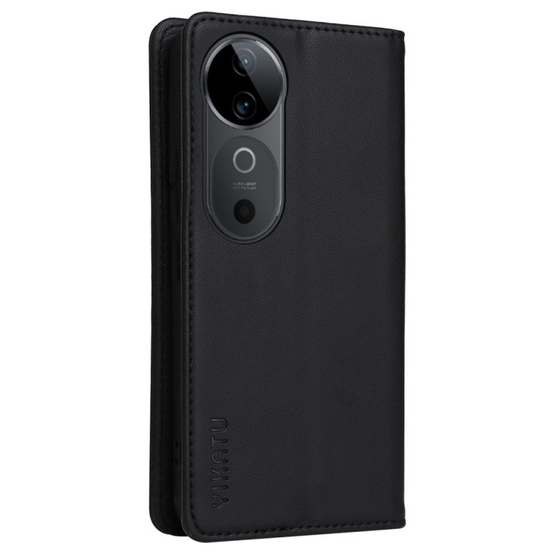 Folio-fodral Vivo V40 5g Telefonfodral Yikatu