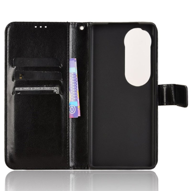 Läderskal Fodral Vivo V40 5g Flashigt Konstläder