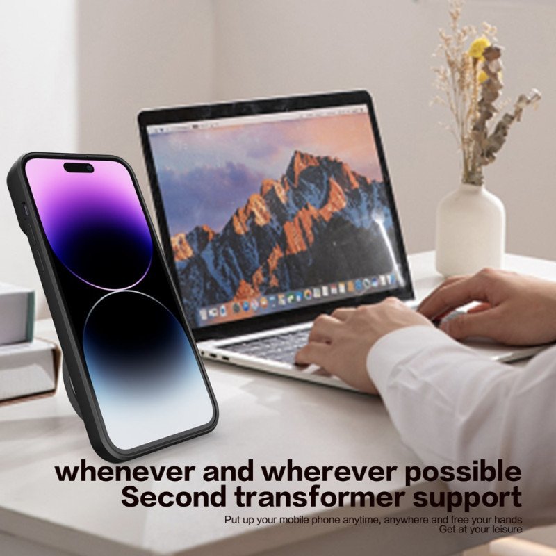 Skal iPhone 15 Plus Stödring Och Slutare För Kamera