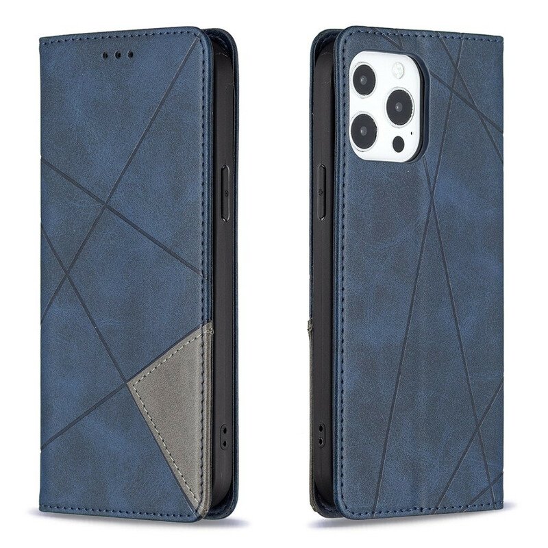 Folio-fodral iPhone 13 Pro Max Läderfodral Artist Stil