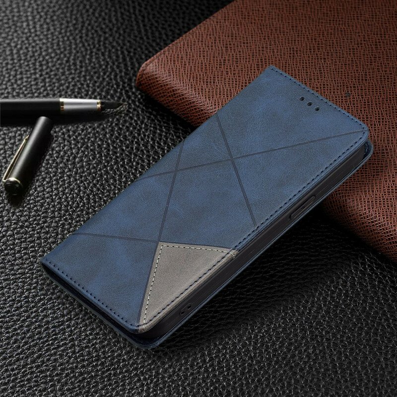 Folio-fodral iPhone 13 Pro Max Läderfodral Artist Stil