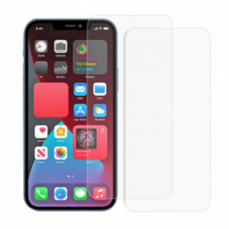 Härdat Glasskydd (2 Stycken) För Skärmen På iPhone 13 Pro Max