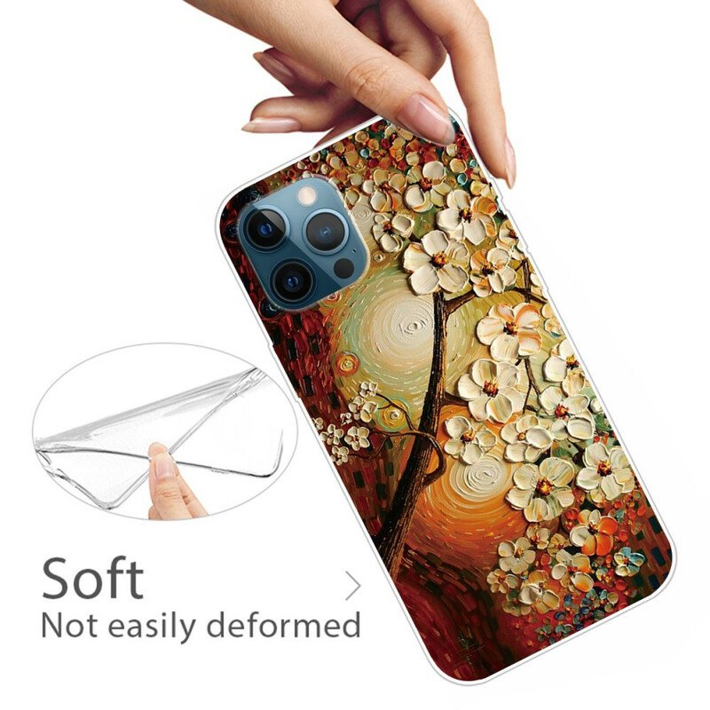 Mobilskal iPhone 13 Pro Max Flexibla Blommor