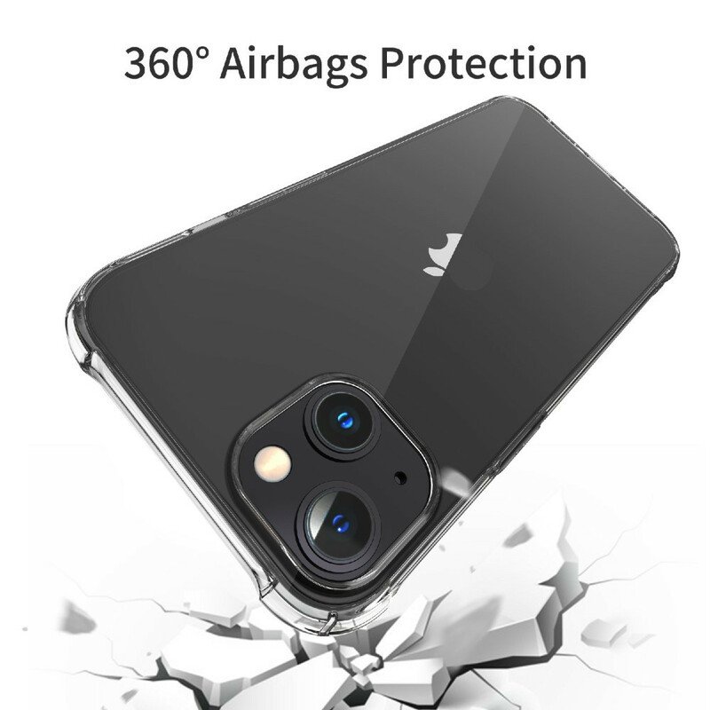 Skal iPhone 13 Pro Max Transparenta Leeu Skyddskuddar