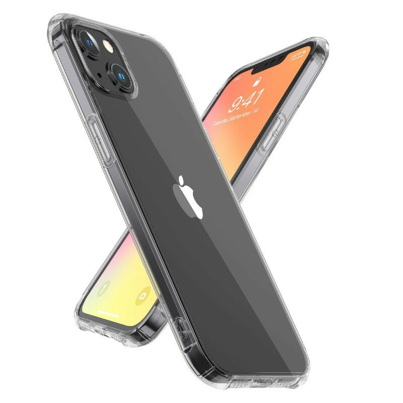 Skal iPhone 13 Pro Max Transparenta Leeu Skyddskuddar